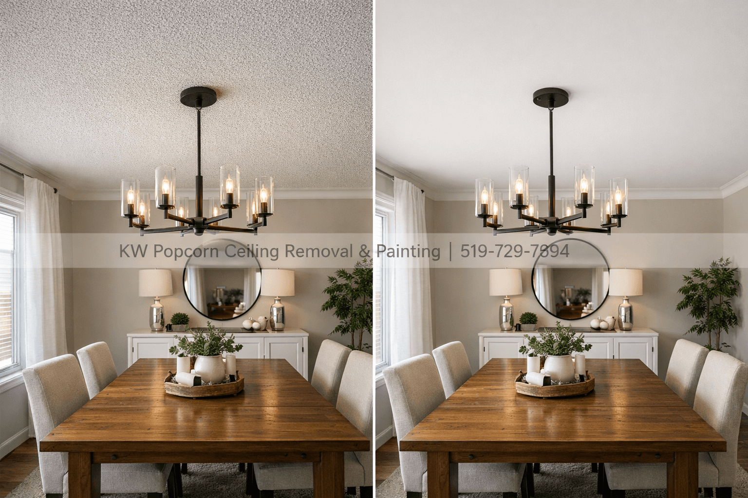 Before & After — Dining Room